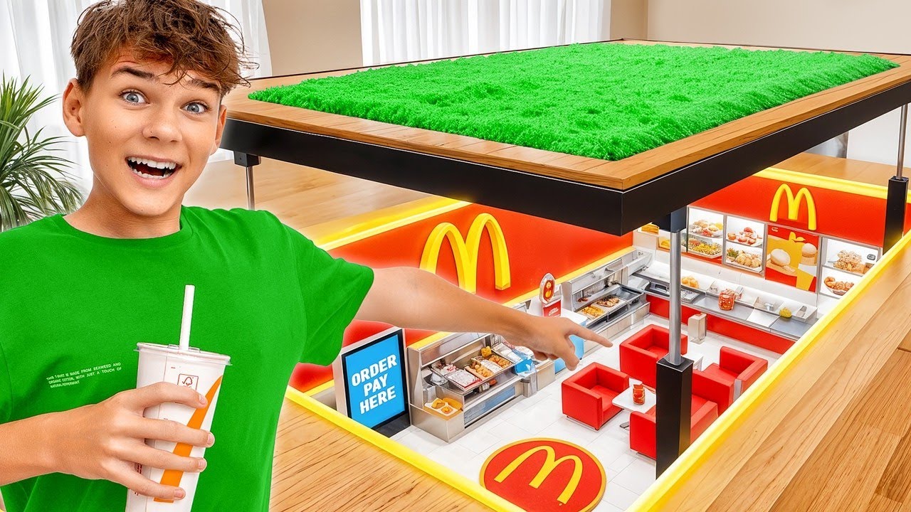 Egy napra McDonald's-ot &eacute;p&iacute;tettem otthon! 🍔 Titkos szob&aacute;k &eacute;s tr&uuml;kk&ouml;k | Ivan Is Here Hungarian