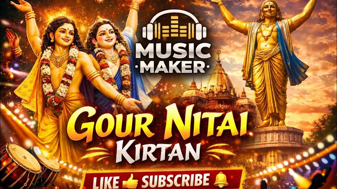 গৌর নিতাই দয়াময় | Bengali Folk Dance Kirtan DJ | Haribol @TSeriesBhaktiSagar @MUSICMAKERARIJIT 
