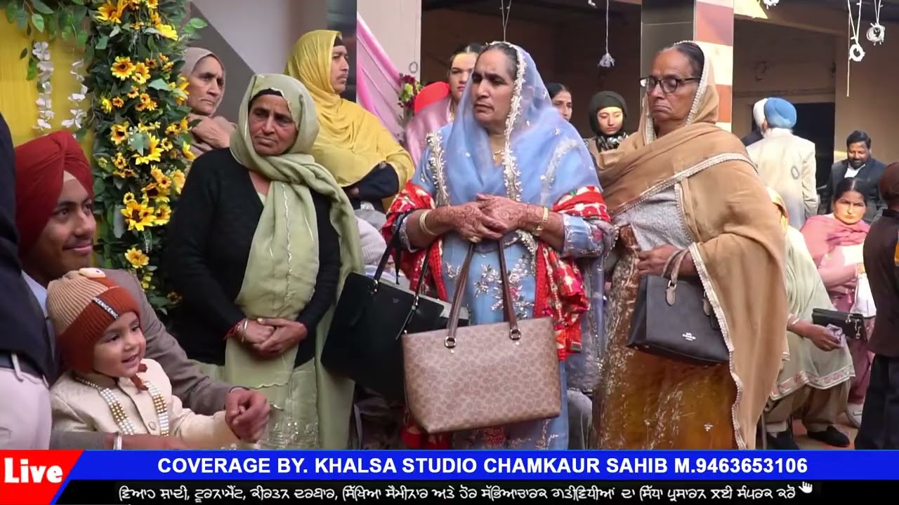 🛑Live Wedding || Amanjot Singh  💕 Simranjeet Kaur