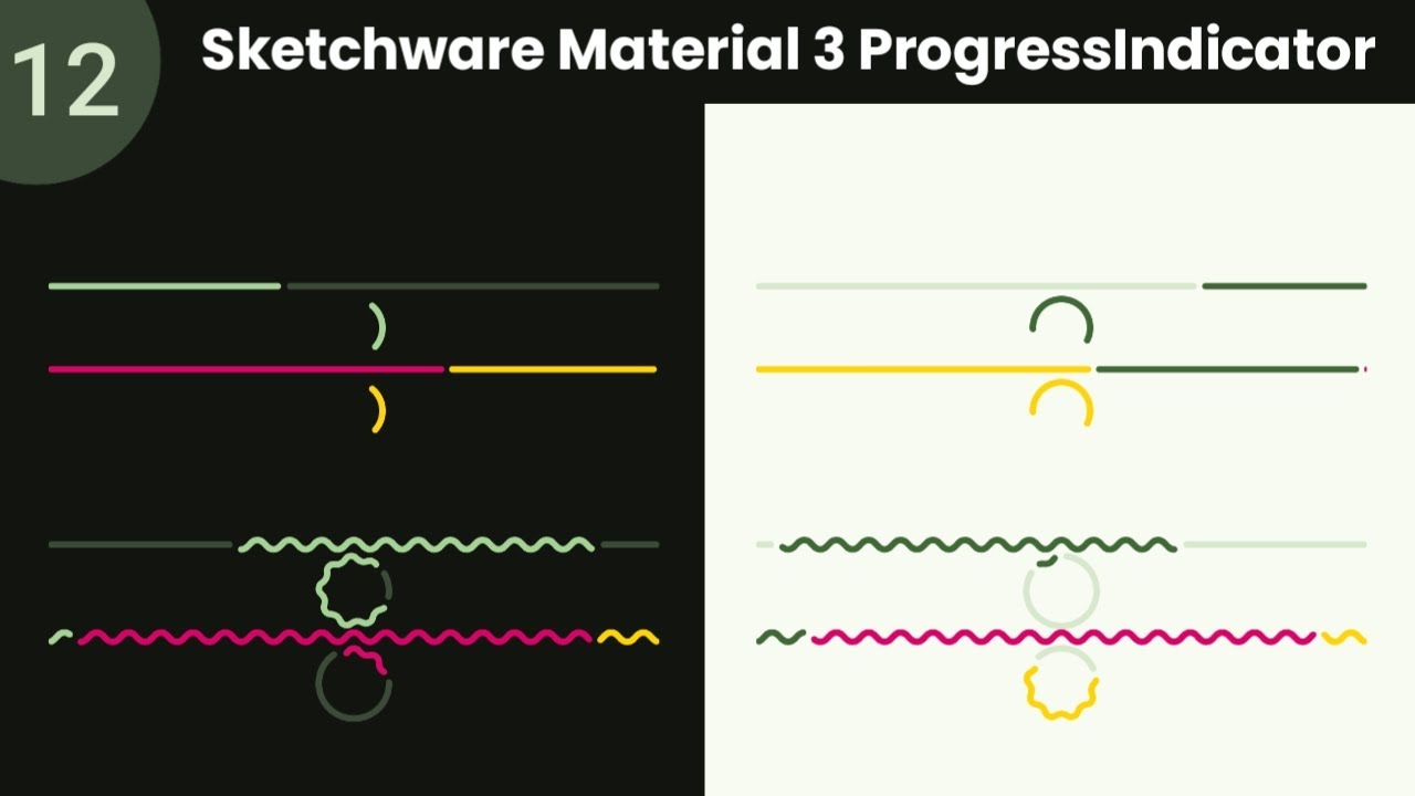 Sketchware material 3 progressBar | sketchware material 3 progressIndicator |