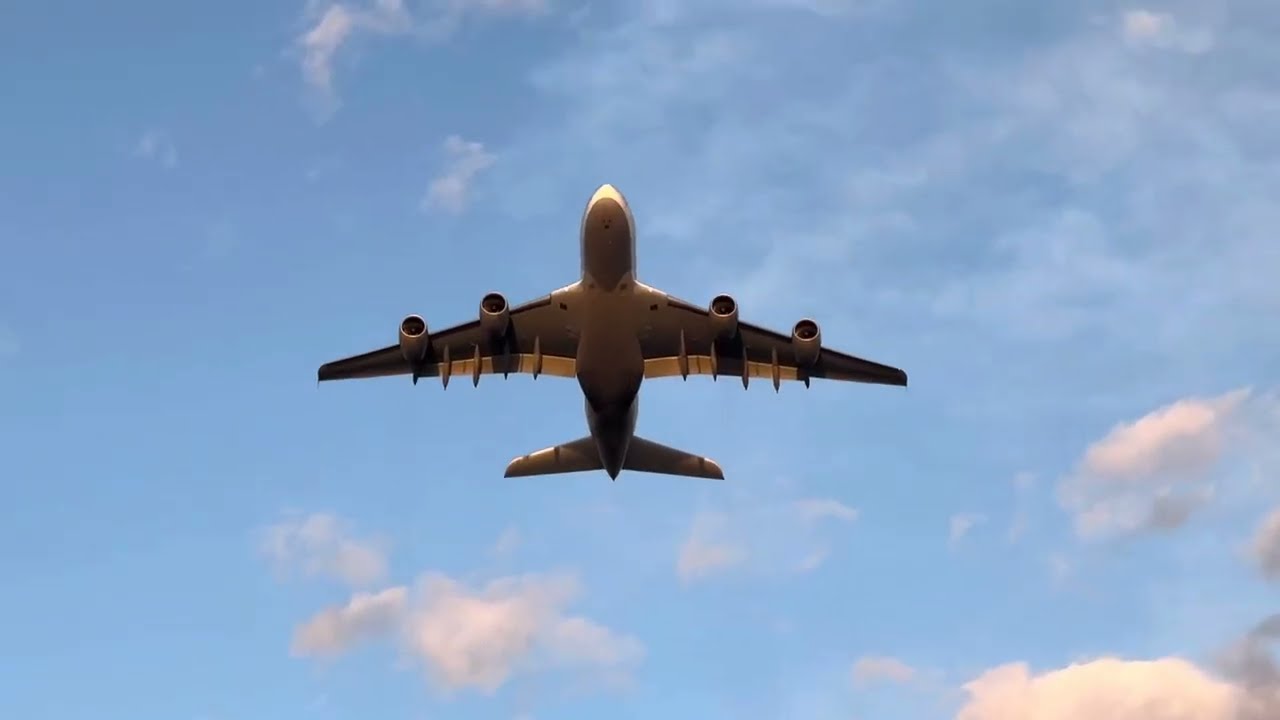 Lufthansa A380 D-AIMM takeoff at Los Angeles KLAX