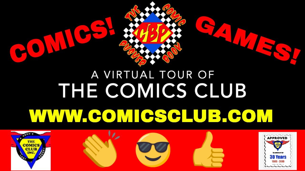 Virtual Shopping Tour of The Comics Club in Tampa, Florida. Locals: Please contact us to purchase!