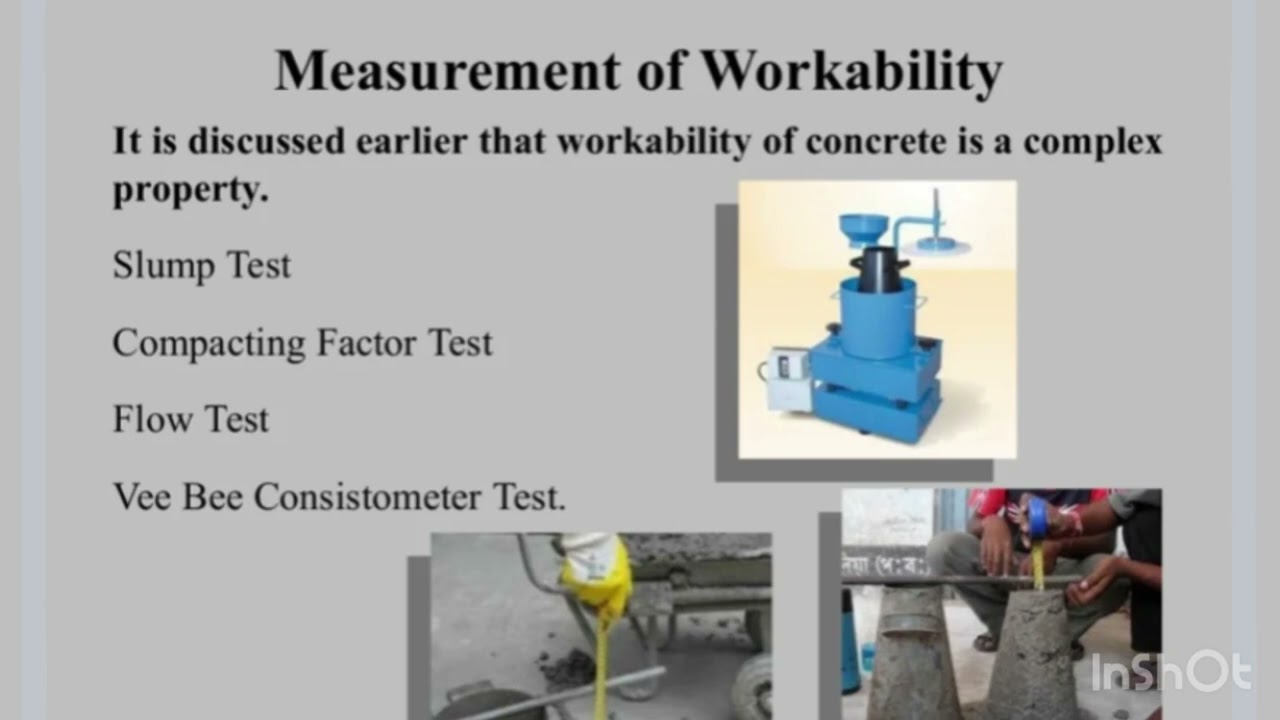 MODULE -2 Properties of Fresh concrete