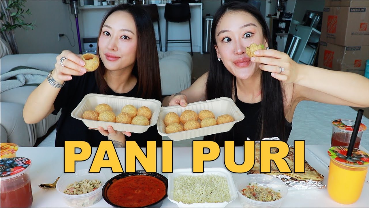 PANI PURI MUKBANG