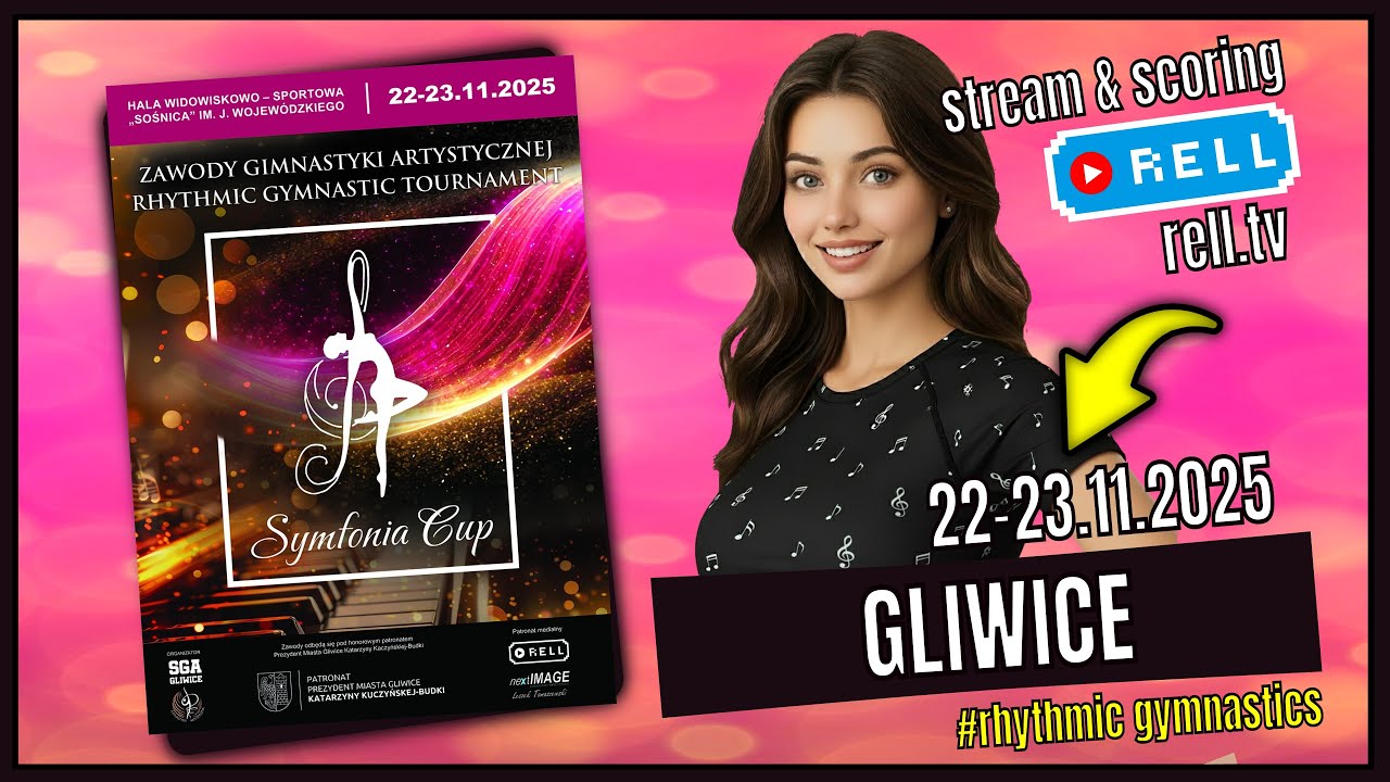 N3【▶️RELL 】ZAWODY GIMNASTYKI ARTYSTYCZNEJ SYMFONIA CUP - SGA GLIWICE 2025