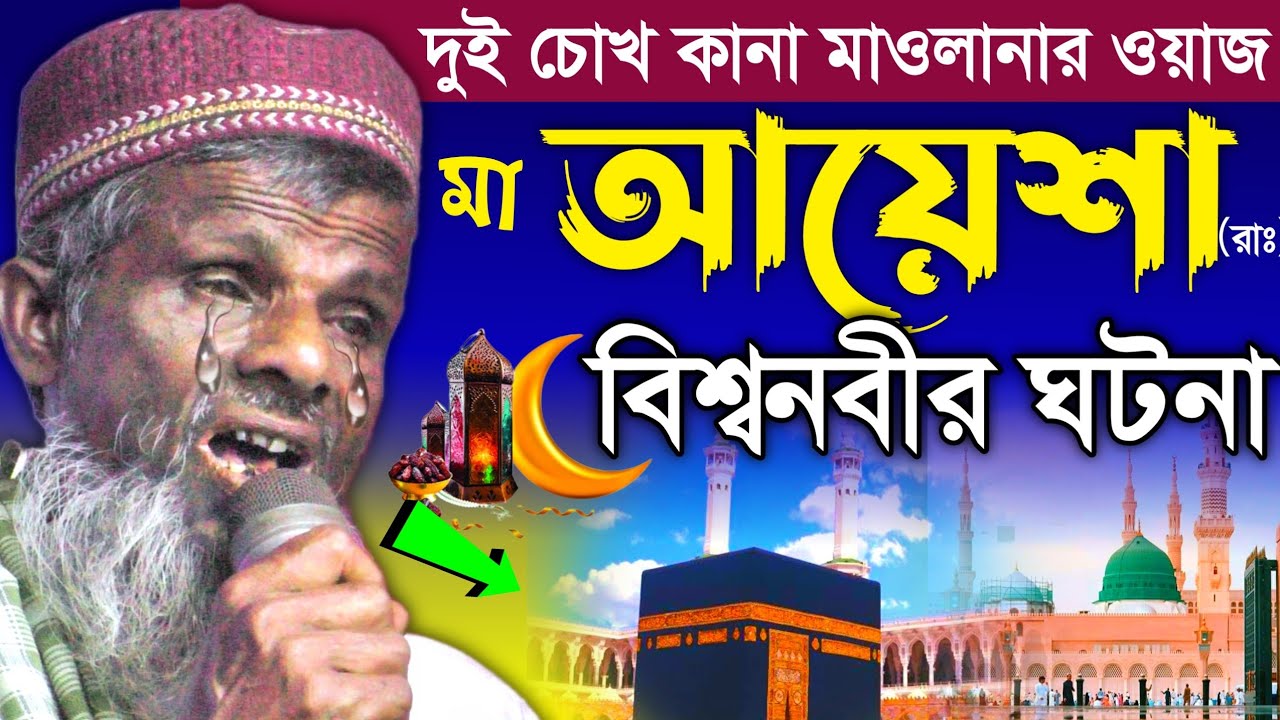 দুই চোখ কানা মাওলানার একি কন্ঠ┇অন্ধ বক্তার ওয়াজ শুনে অবাক┇রহমাতুল্লাহ সাহেব┇মা আয়েশার ঘটনা