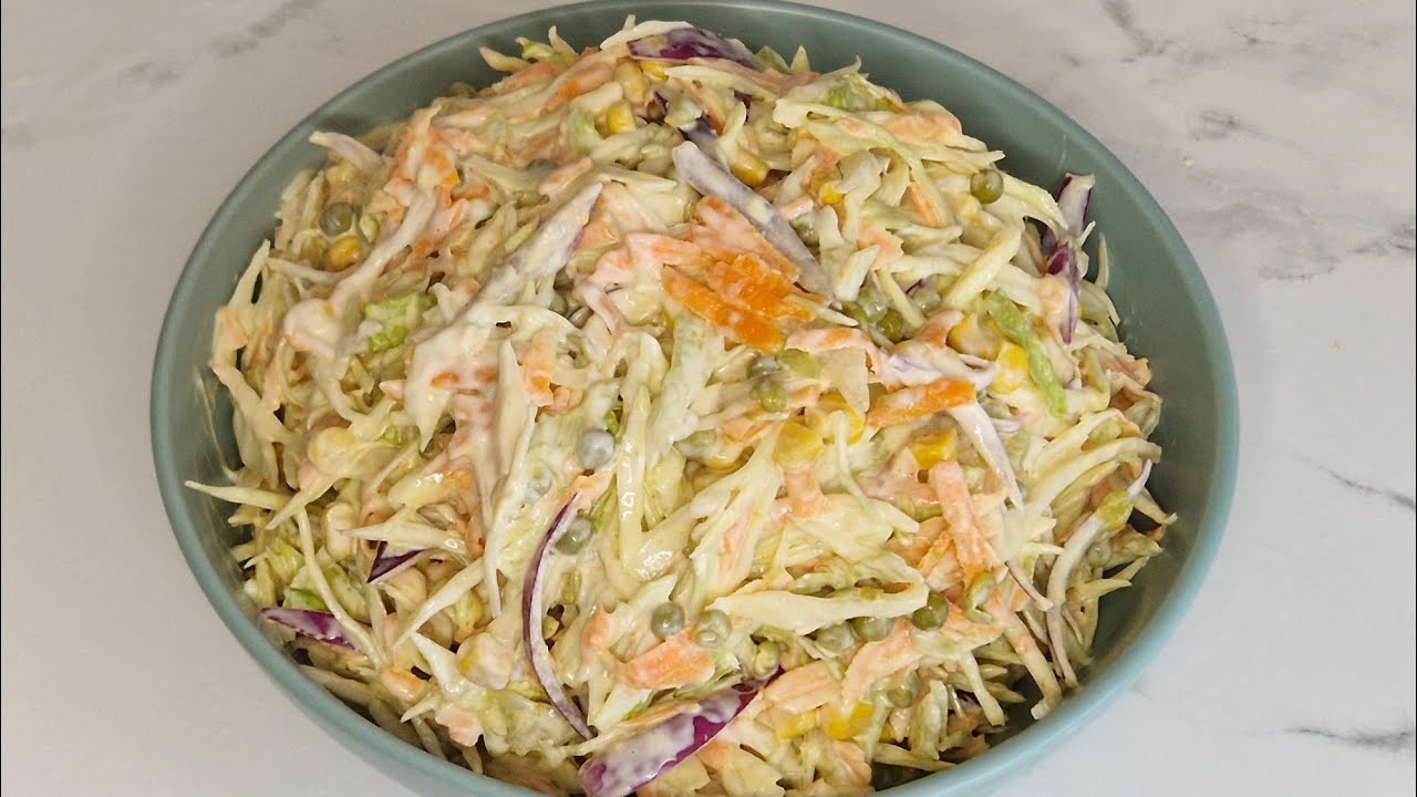 How To Make Creamy COLESLAW | My Favorite And Easy Version