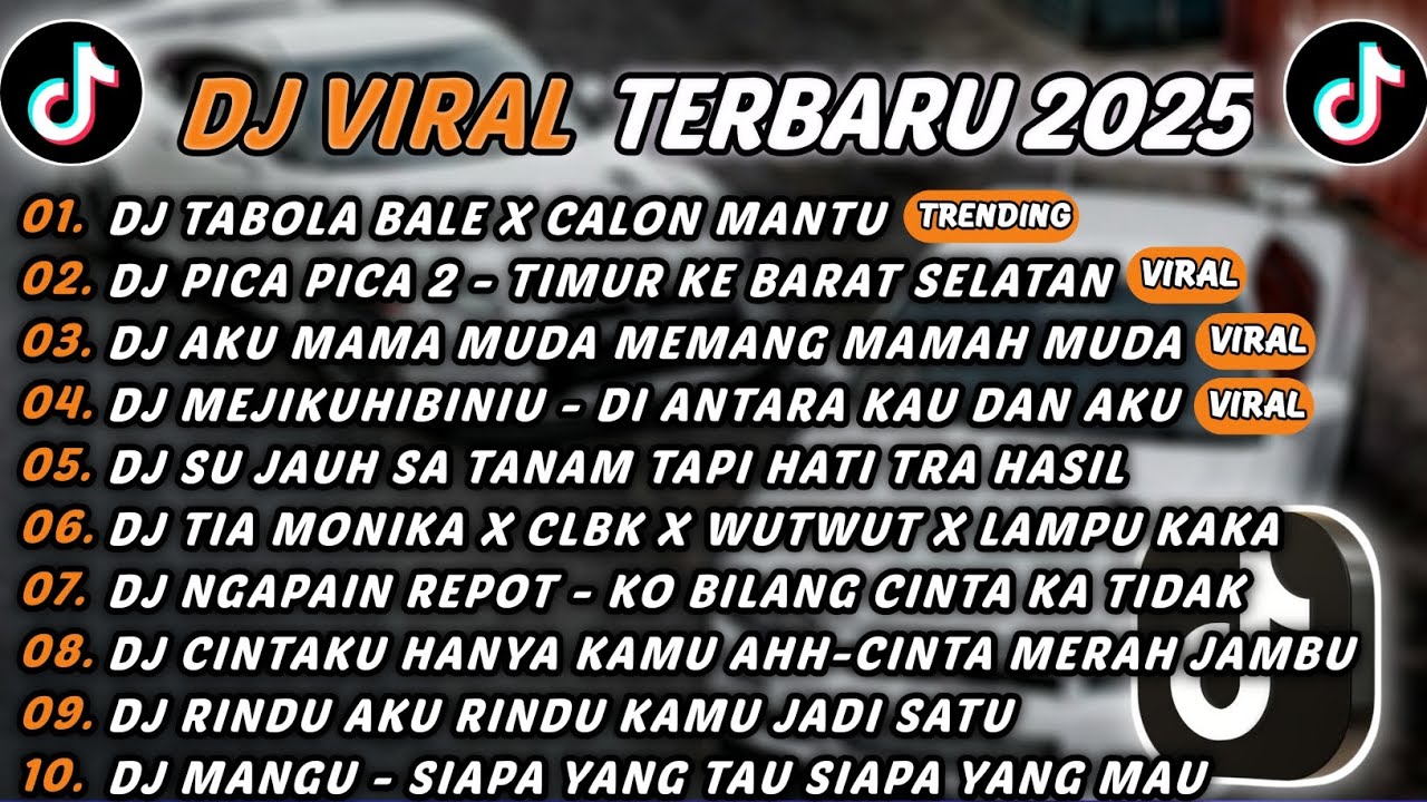 DJ TIKTOK TERBARU 2025 - DJ TABOLA BALE X CALON MANTU🎵DJ PICA PICA 2 - TIMUR KE BARAT SELATAN🎵