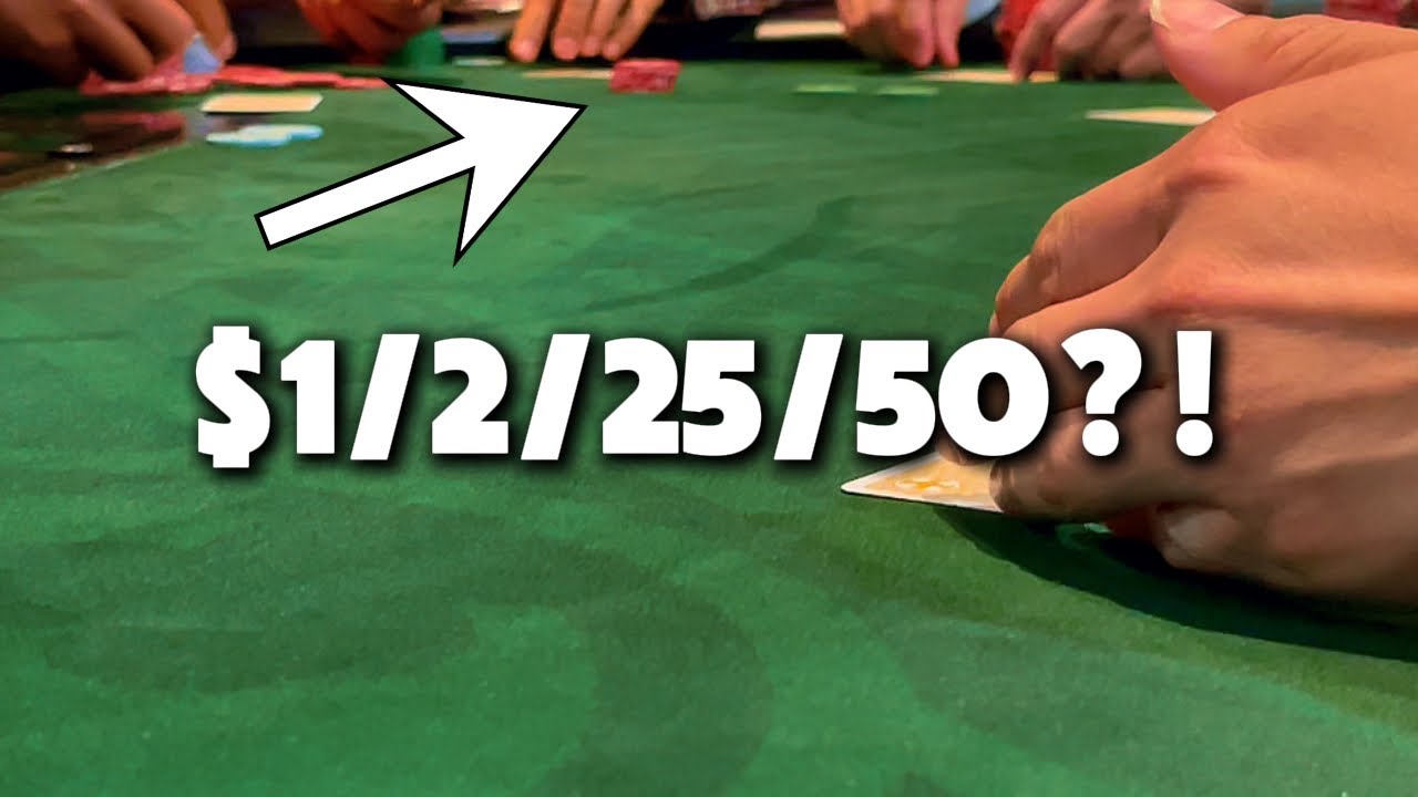 Watch this $1/2 game LITERALLY BECOME $1/2/25/50