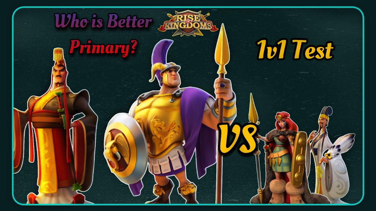 Pyrrhus/Liu Che or Liu Che/Pyrrhus? (1v1 Test vs Archer) - Rise of Kingdoms