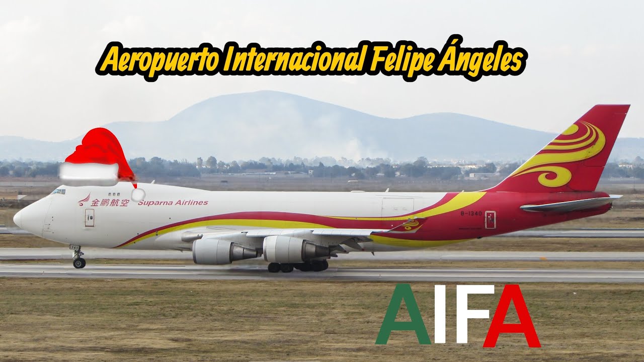 Planes Spotting | AIFA 🇲🇽 | Aviones Cargueros | 20 Min ⚠️ Vientos Fuertes ⚠️