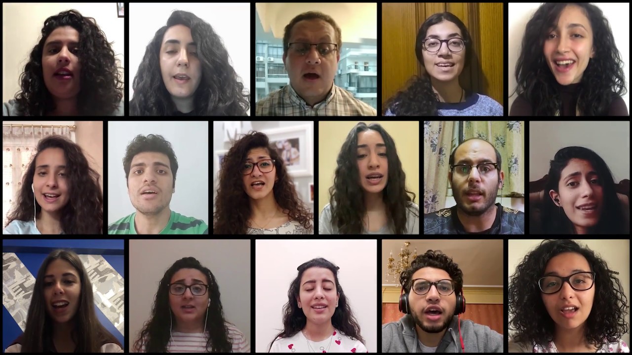 ترنيمة أسكن تحت ظل جناحيك | Online Choir