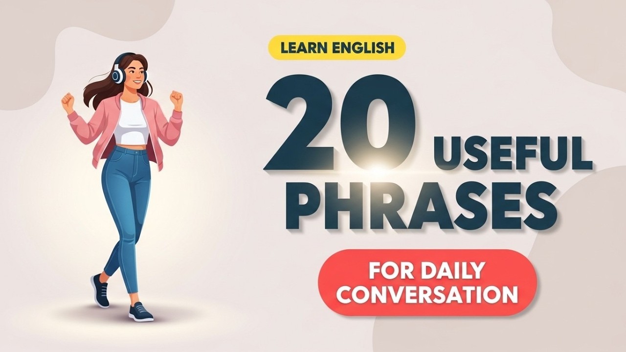 20 Useful English Phrases for Daily Conversation | Learn English Speaking Practice | Podcast