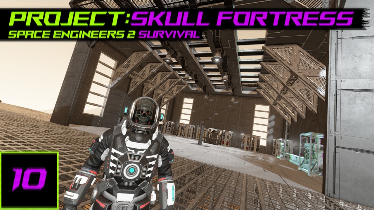 ☠️ Project:Skull Fortress ☠️ [Ep.10] | Space Engineers 2 Survival | Live Stream