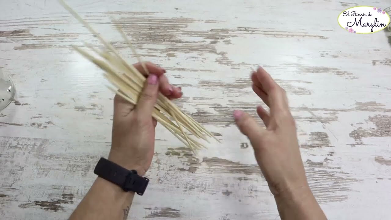 DIY 2 IDEAS con FRASCOS de cristal y Palitos de brocheta