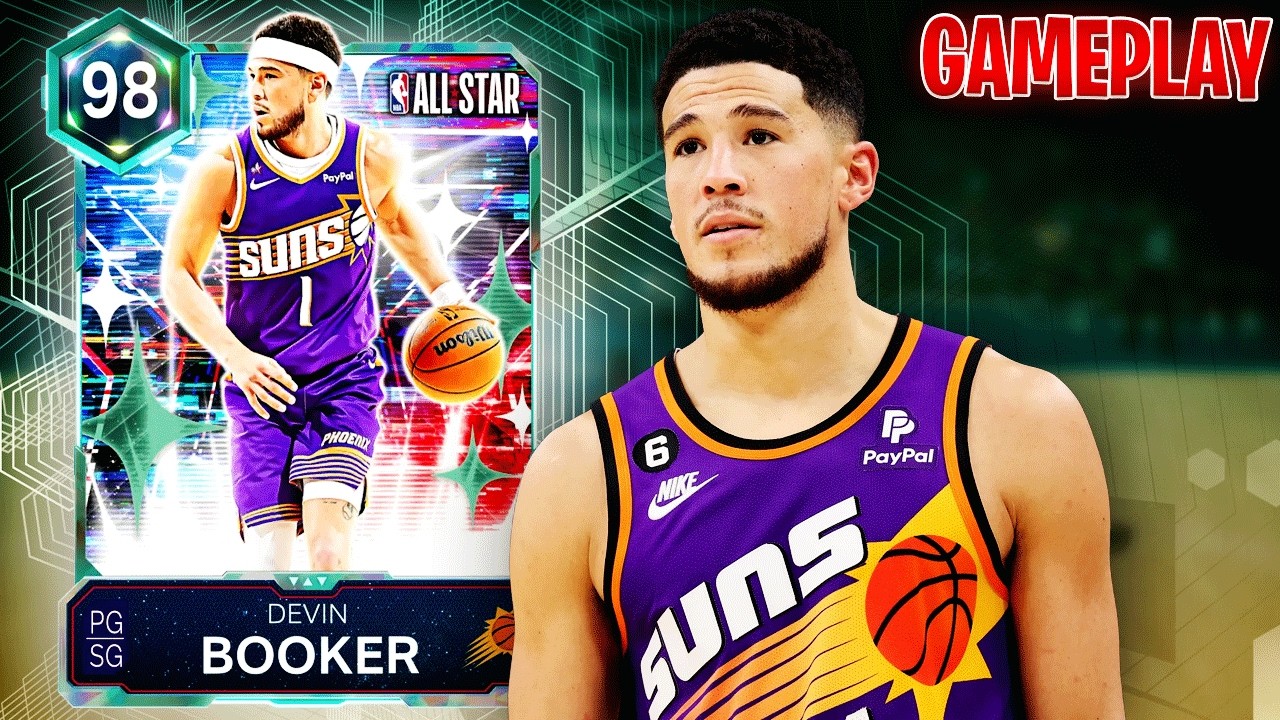 В режиме MyTeam в NBA 2K26 Девин Букер, как всегда, забивает мячи в корзину!