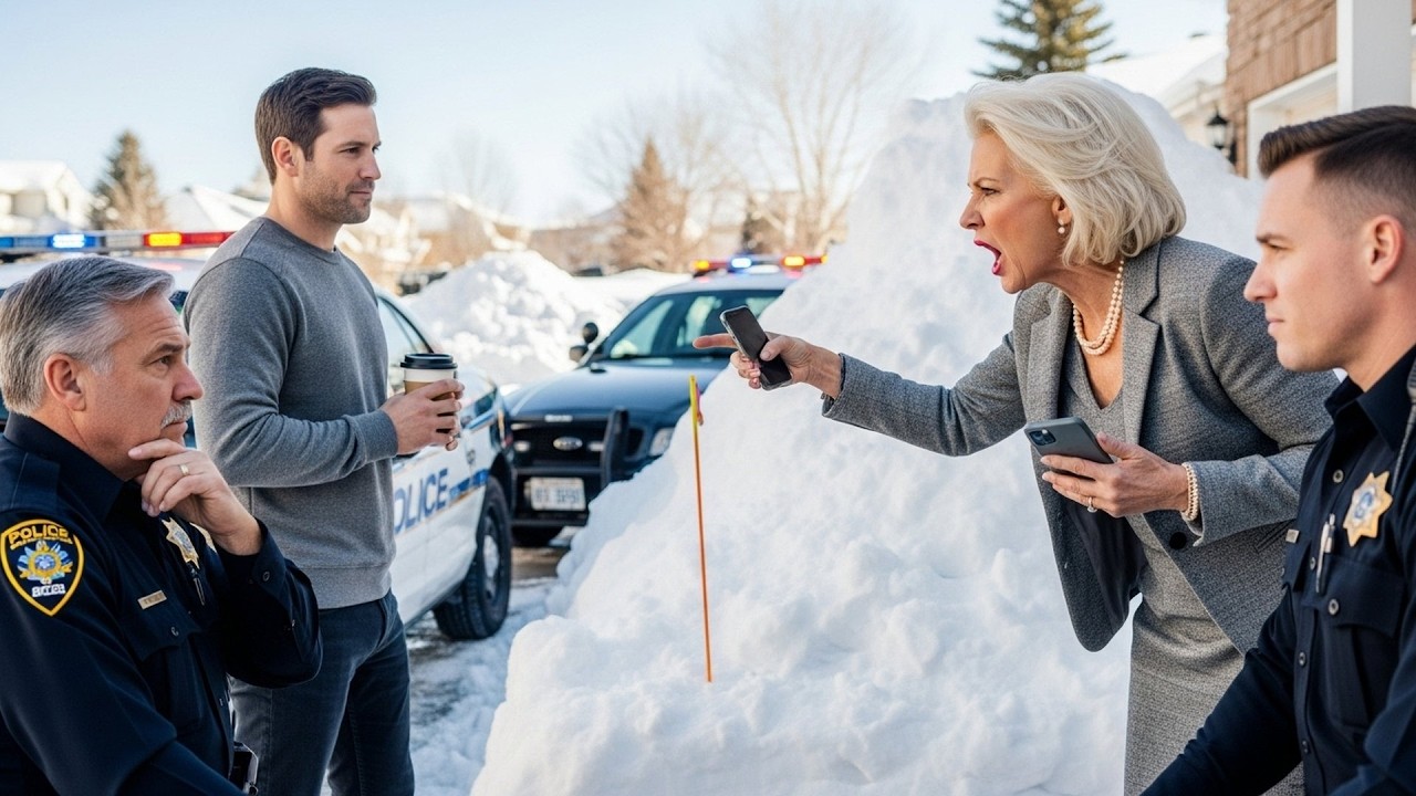 HOA Karen Called Cops Over My Snow Pile, Then Learned My Property Line Includes Her Driveway