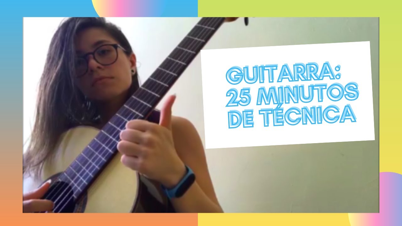 Rutina de técnica  || Ejercicios DIARIOS para GUITARRA 🎸 (25 MINUTOS ⏳) || Nivel PRINCIPIANTE