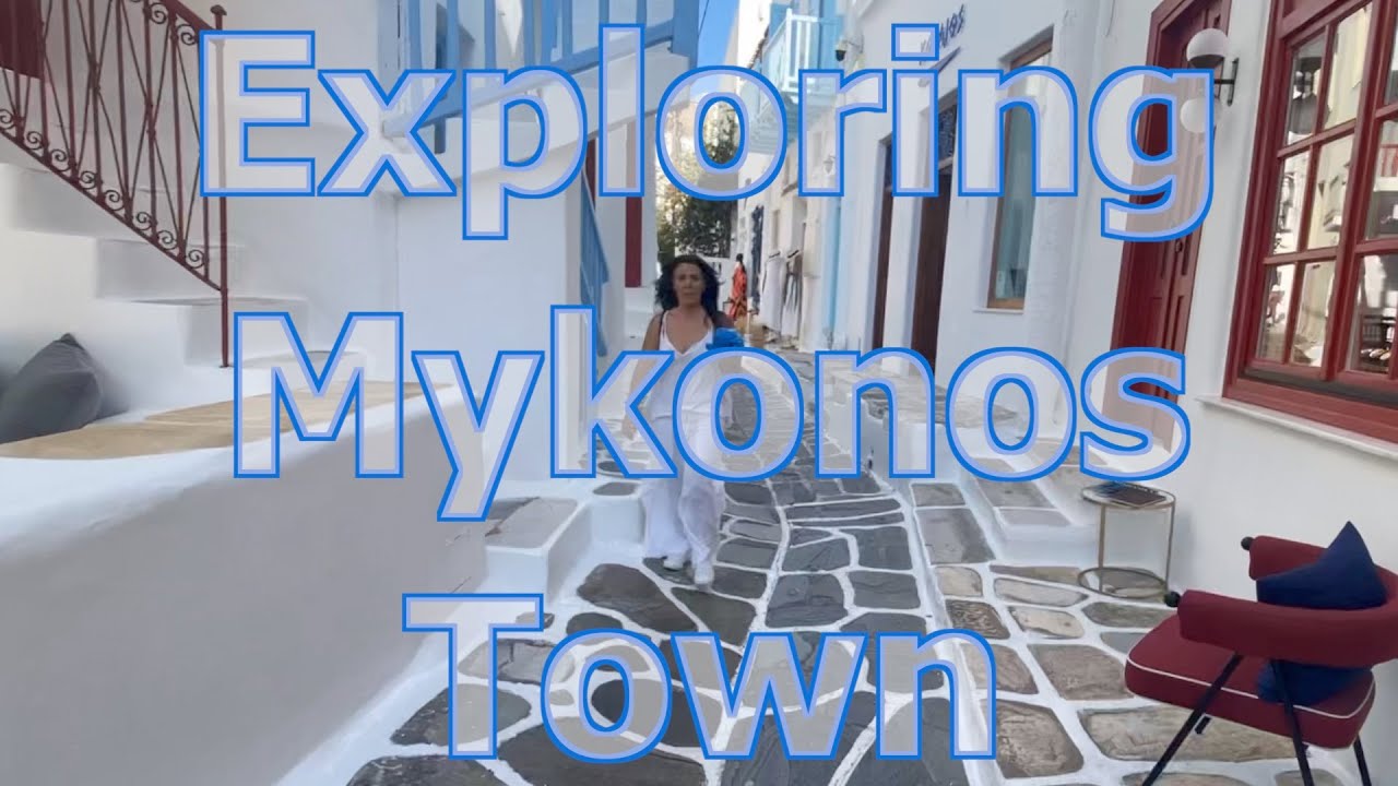 Mykonos Town Walking Tour Through The Pedestrian Streets & Back Alleys