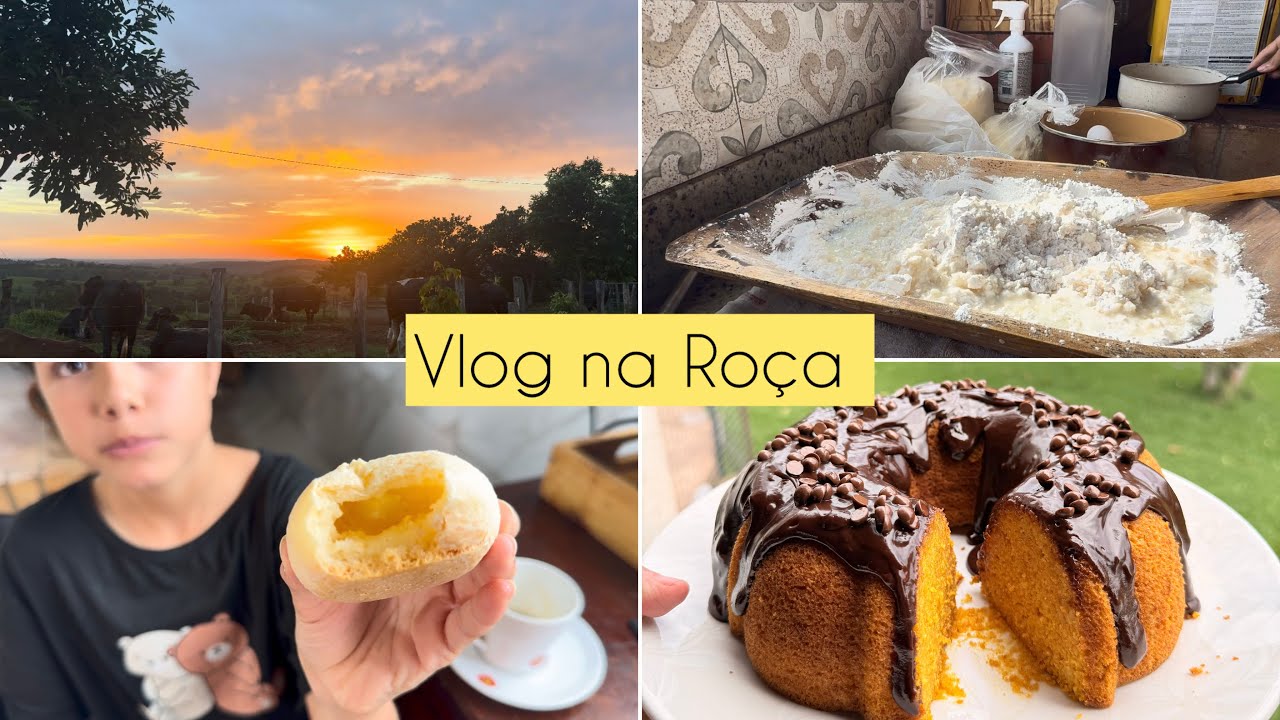 VLOG | O QUE EU FAÇO NA ROÇA O DIA INTEIRO  ? PIÃO AQUI EM 🏠 ALMOÇO COM A SOGRA | PÃO DE🧀 e SABAO 