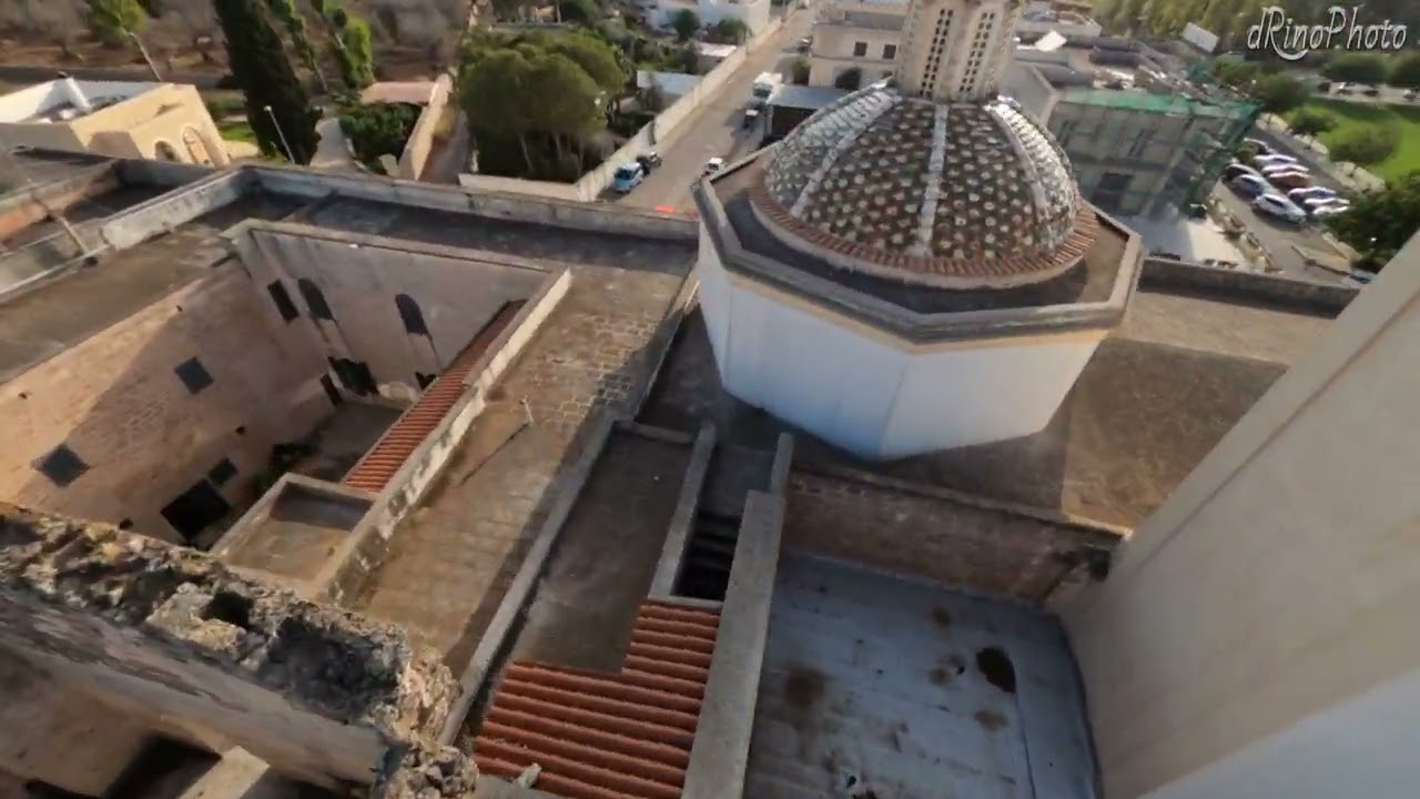 Santuario di Santa Maria della Grottella a Copertino in FPV - Cinematic Drone