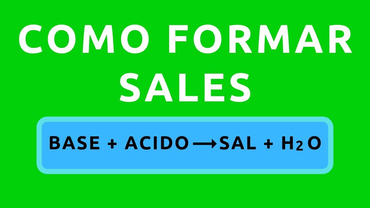 Como formar sales
