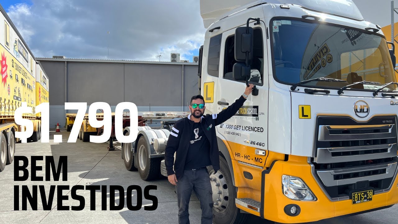 Tirei minha habilitação de carreta aqui na AUSTRALIA…veja como foi!