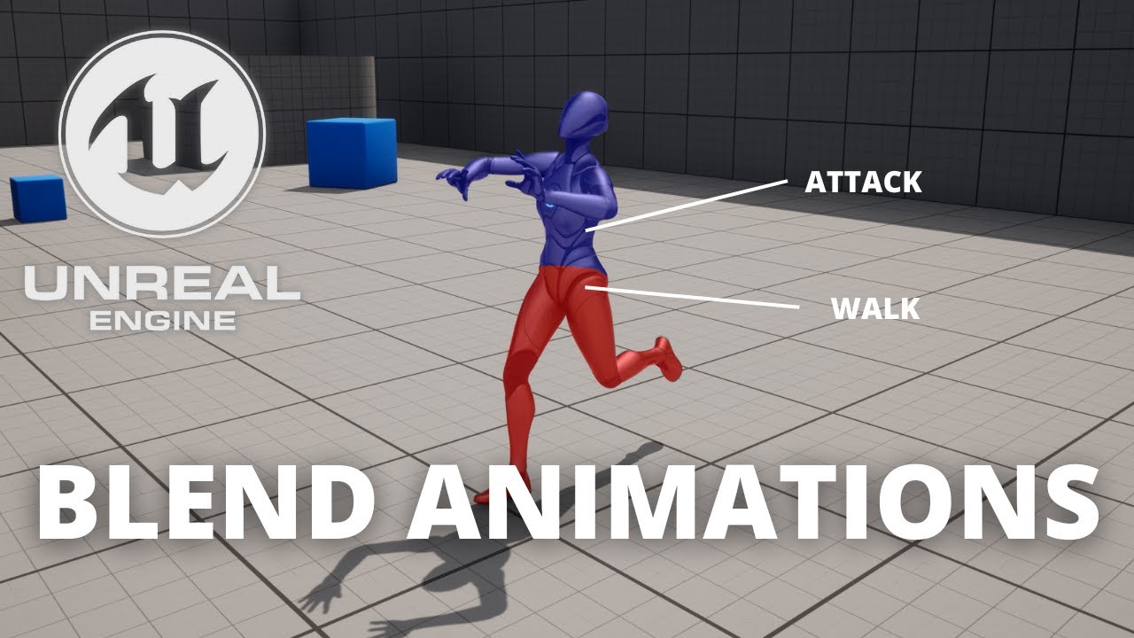 Как смешивать анимации в Unreal Engine 5