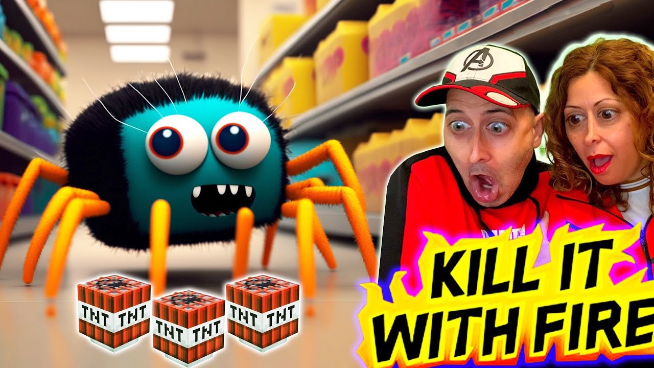 PLAGA de ARAÑAS explosivas en el Super!! Kill It With Fire