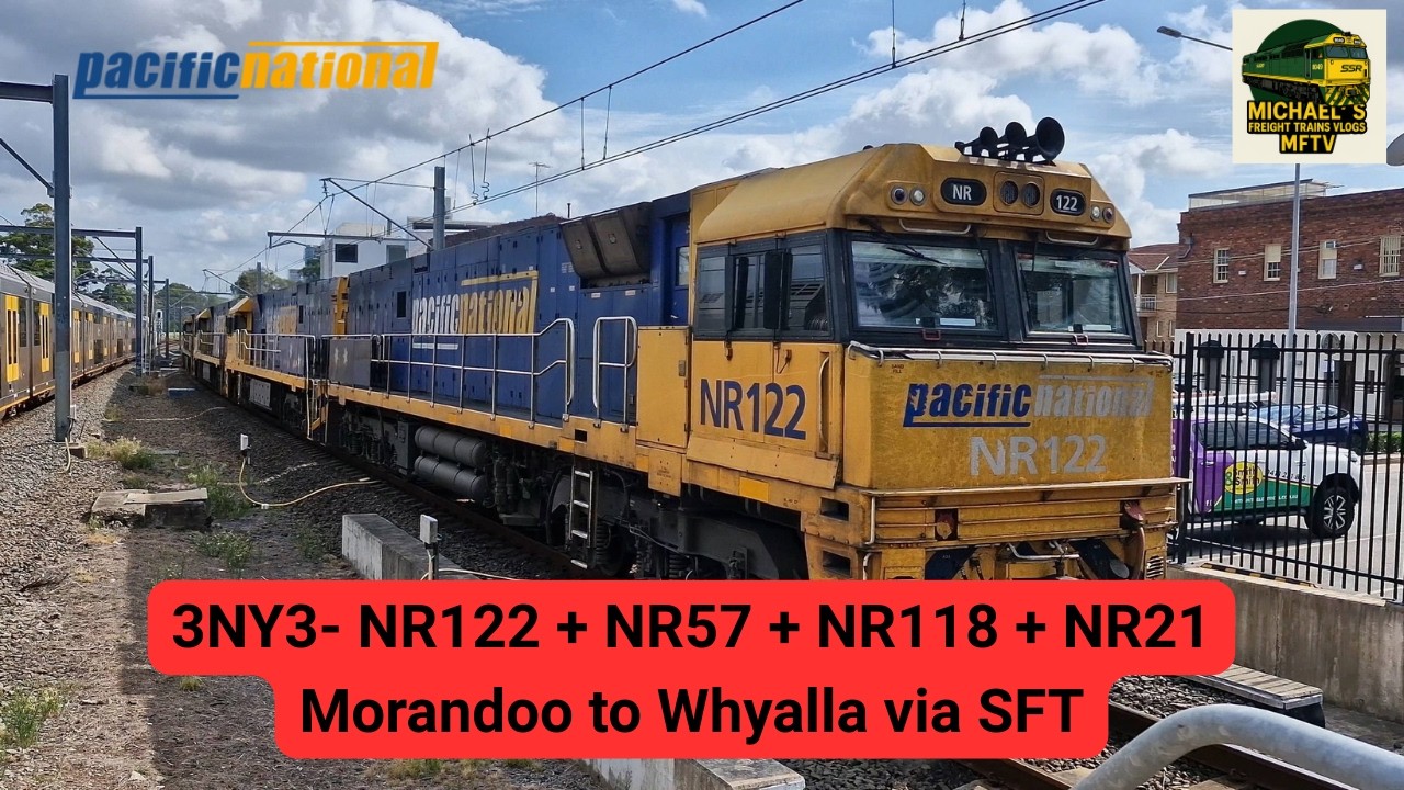 10/02/26 Pacific National Infrabuild Steel Train 3NY3 passing Concord West 