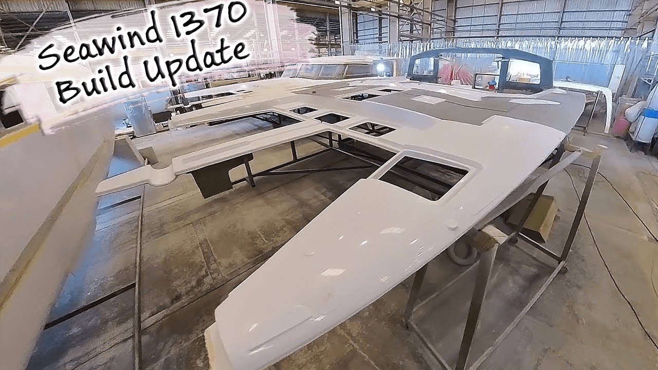 The Catamaran Build Has Started For Our New Seawind 1370 - No Regrets 2, Real Time Update #1