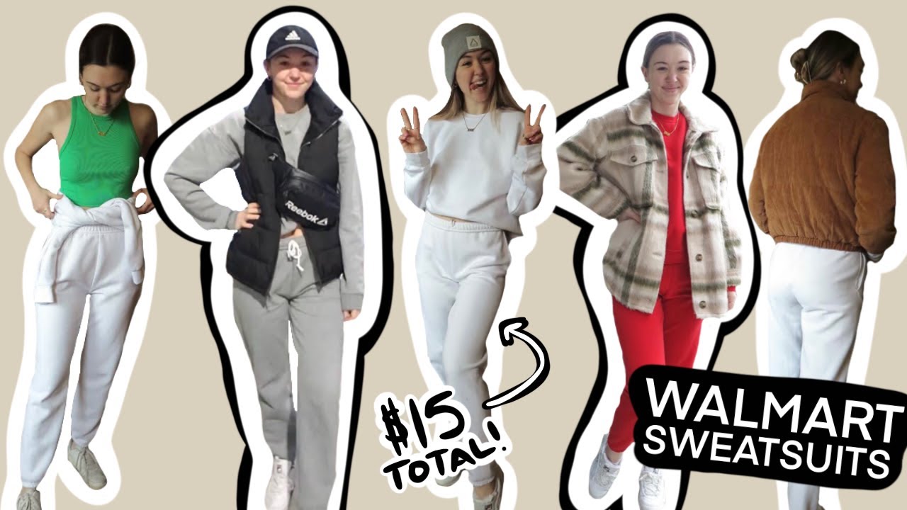 styling sweat suits from WALMART?! | sweat suit style guide!