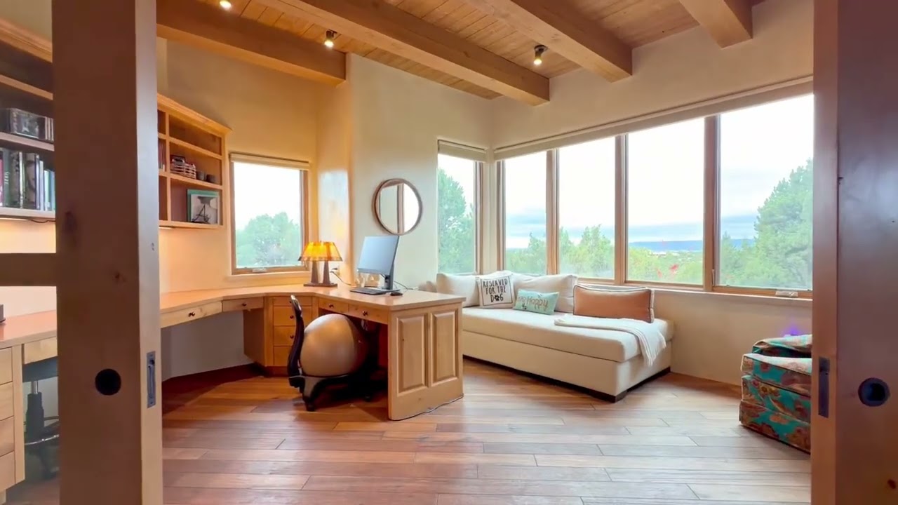 Inside a $3,000,000 Santa Fe Dream Home | Hidden Desert Estate with Lap Pool & Mountain Views 