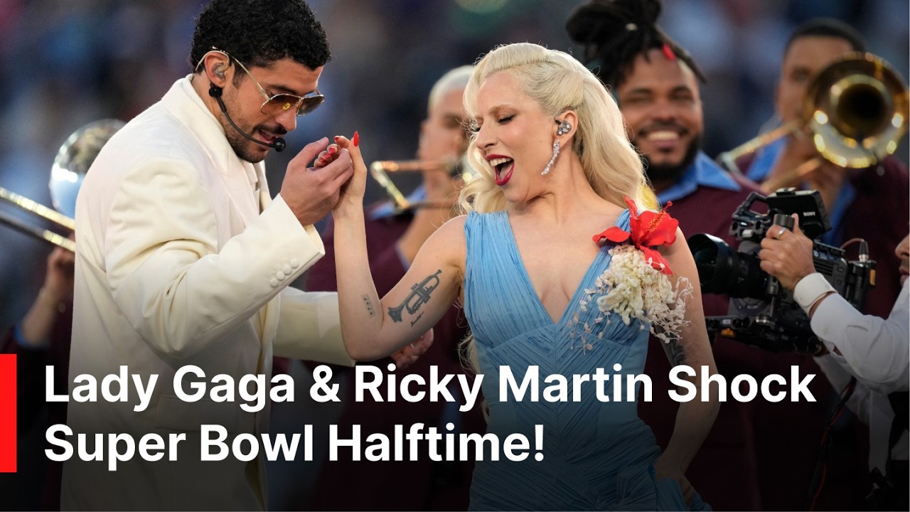 WATCH: Lady Gaga and Ricky Martin Surprise Fans at Bad Bunny&rsquo;s Super Bowl LX Halftime Show | AD1Z