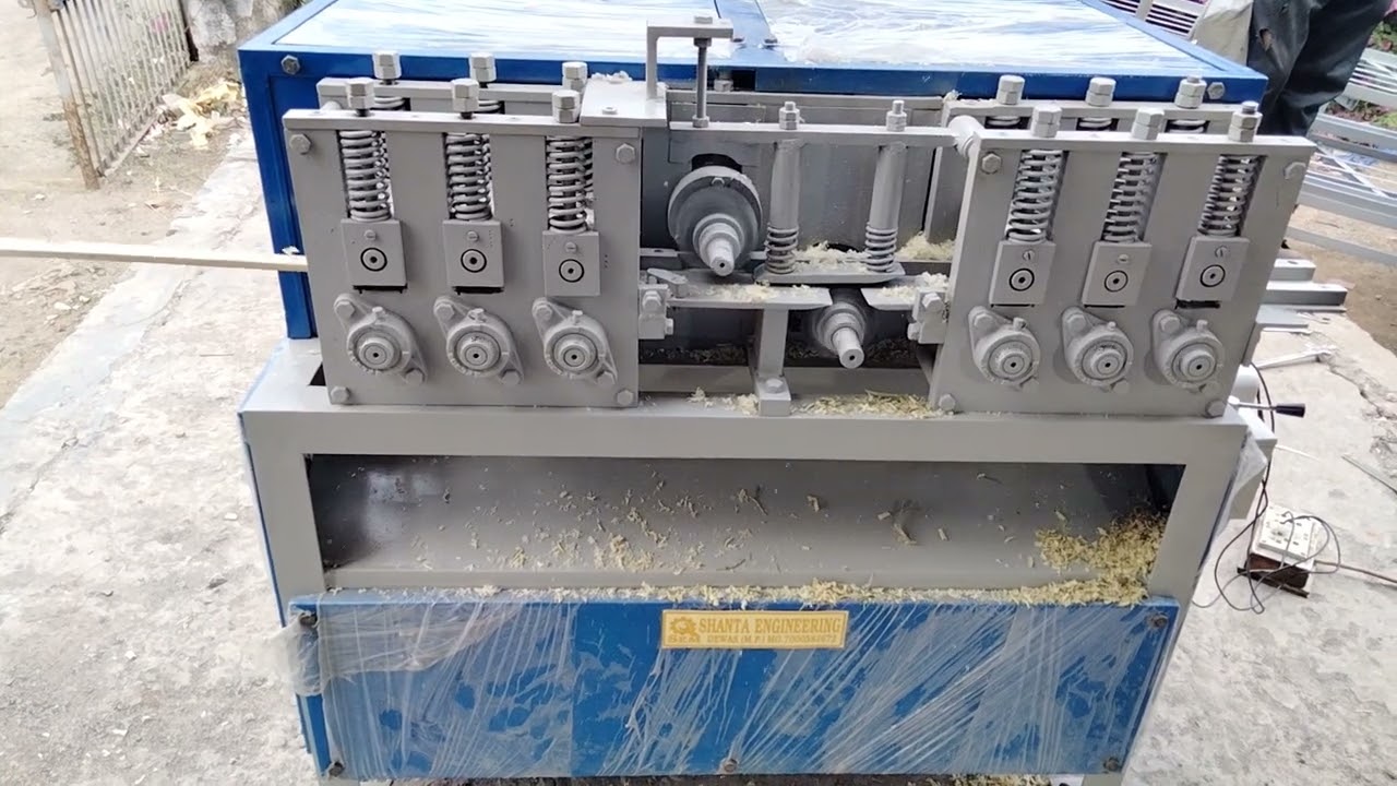 BAMBOO TWO SIDE PLANNER MACHINE @shantaengineering7753 #bamboo #machine #new #manufacturing