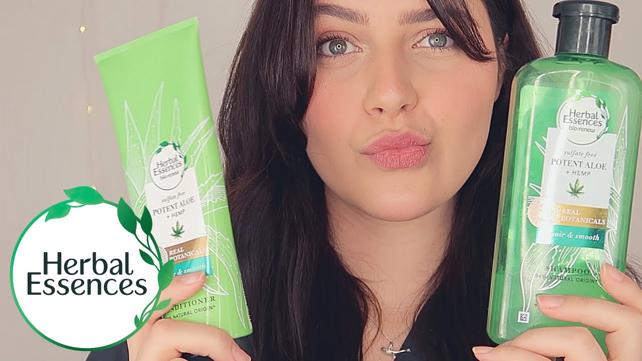 Обзор средства Herbal Essences Potent Aloe And Hemp - посмотрите видео перед покупкой.