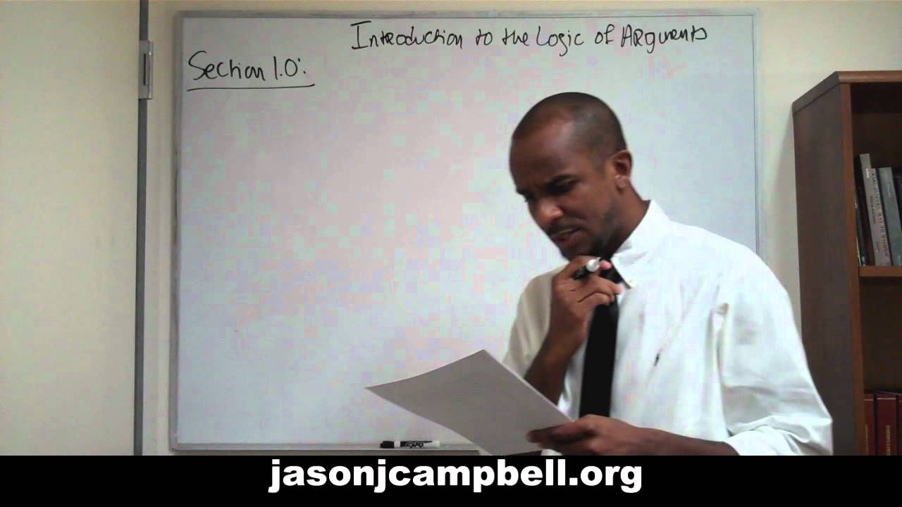1. Intro to the Logic of Argumentation