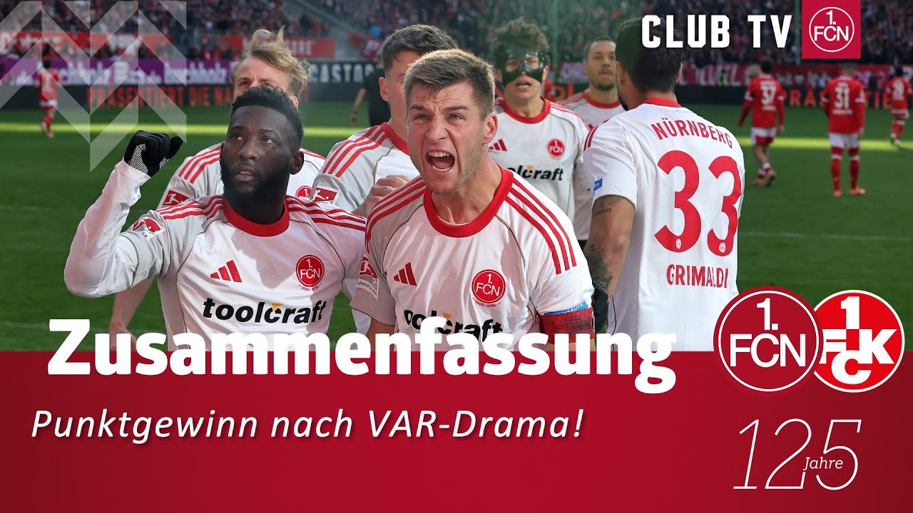 Kaiserslautern - Nürnberg Zusammenfassung | 10. Spieltag der 2. Bundesliga | 1. FC Nürnberg