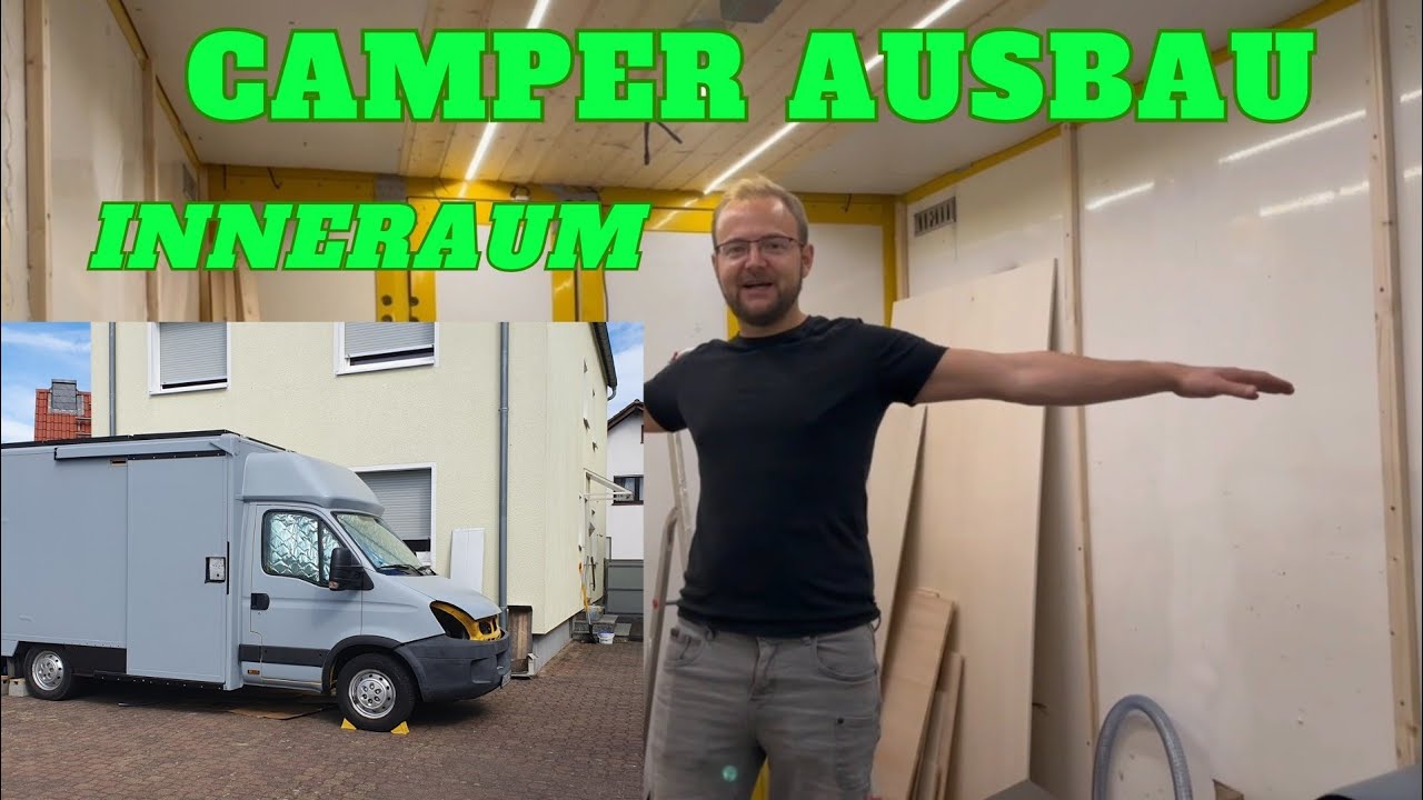 Decke in Camper Van einbauen [Iveco Daily Post Koffer Ausbau T18]