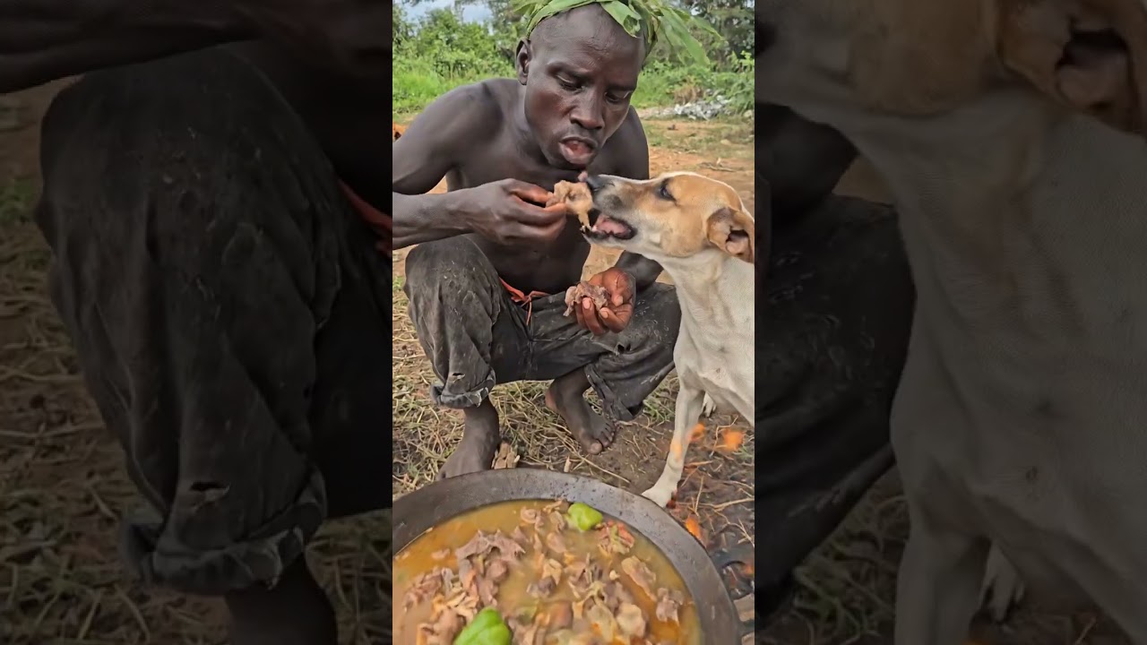 Hadzabe Bush Food Eating ASMR #food #asmr #shorts #shortsfeed #wildfood #natureasmr