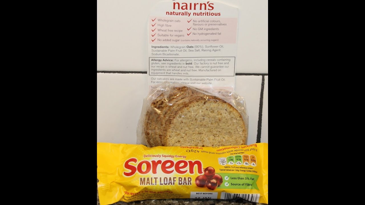 Nairn’s Oat Cakes & Soreen Malt Loaf Bar Review