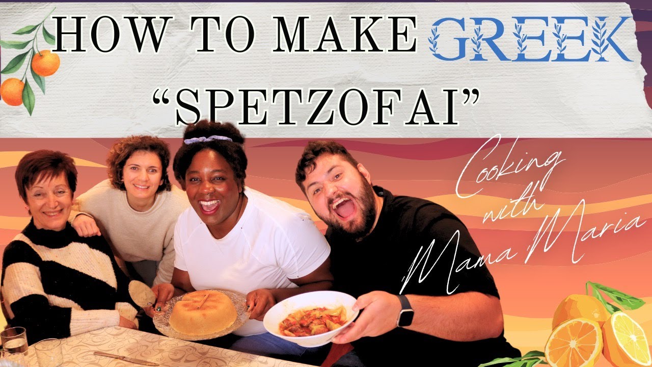 Cooking traditional Greek dish with a Greek Mom | TYMKWI VLOG