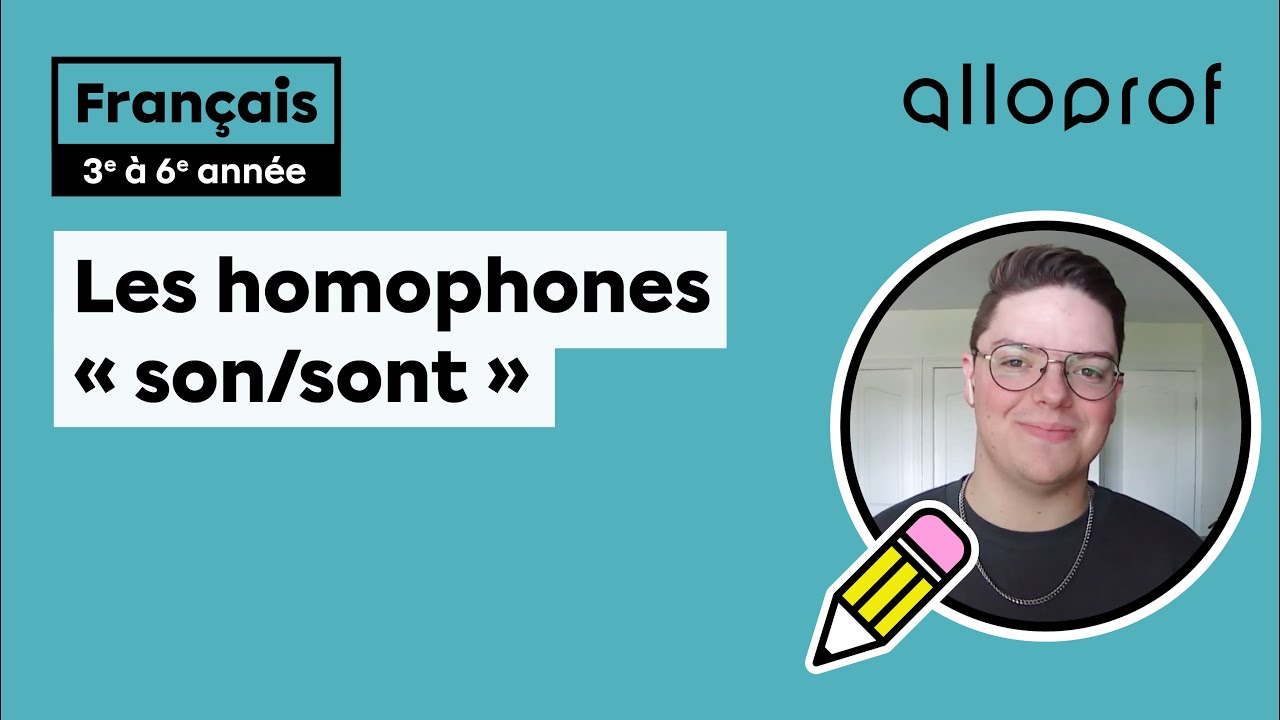 Les homophones « son/sont » | Français | Primaire