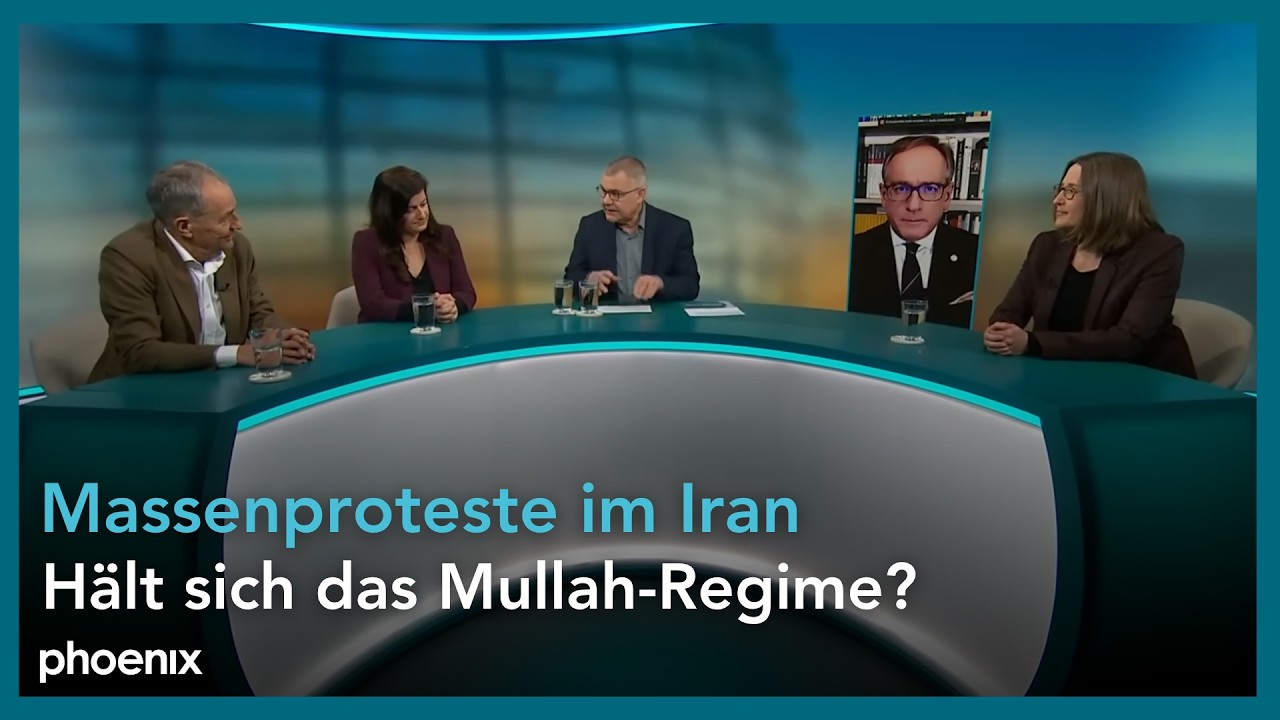 phoenix runde: Massenproteste im Iran - Hält sich das Mullah-Regime?