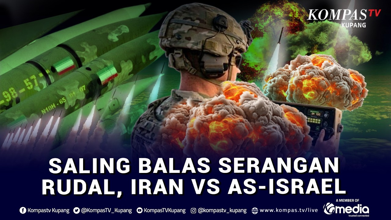 Perang Memanas! Jual Beli Serangan Rudal dan Drone Iran vs AS Israel hingga Hari ke 6