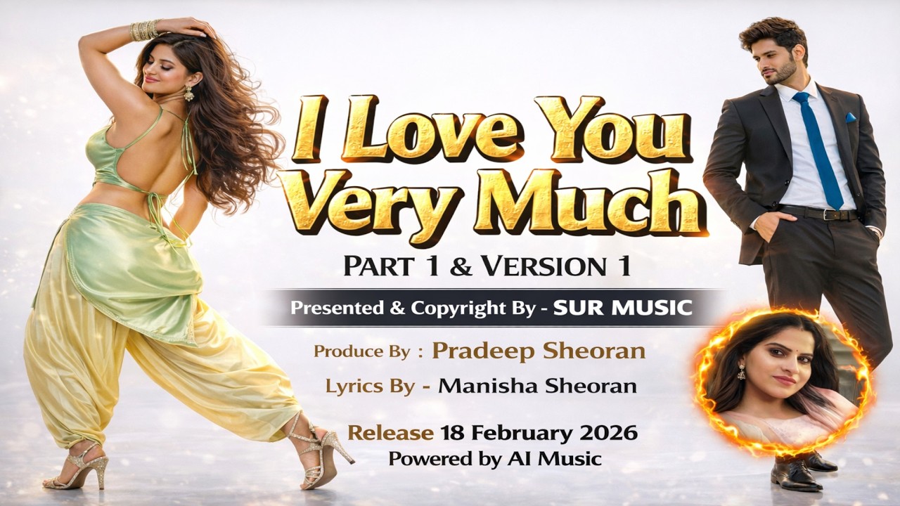 I Love You Very Much | Pop Music | Romantic Music | Lyrics By Manisha Sheoran