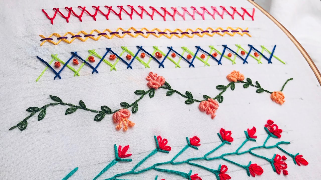 Hand Embroidery: Embroidery Hacks/ Sewing Tricks/ Beginners Embroidery Stitches