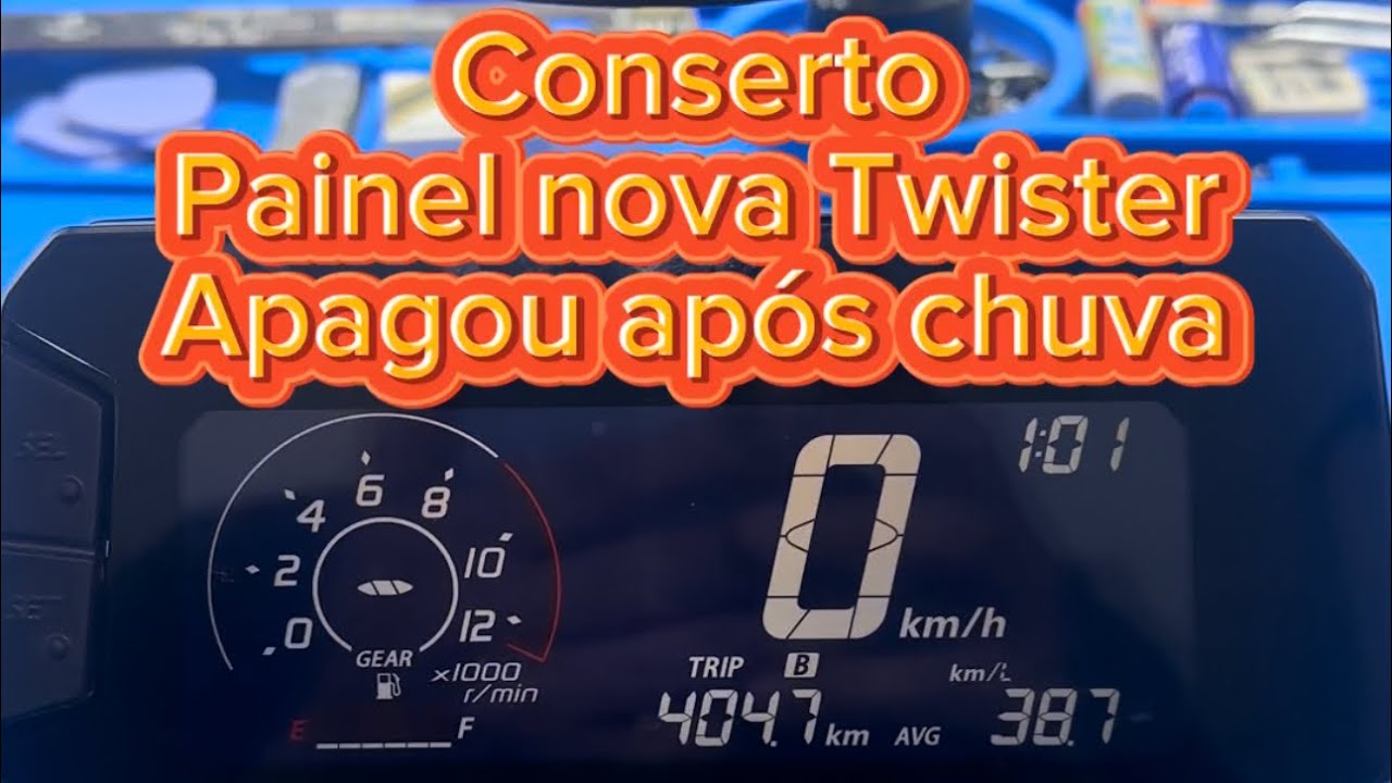 Painel CB 300F Nova Twister, apagou depois da chuva (RESOLVIDO)
