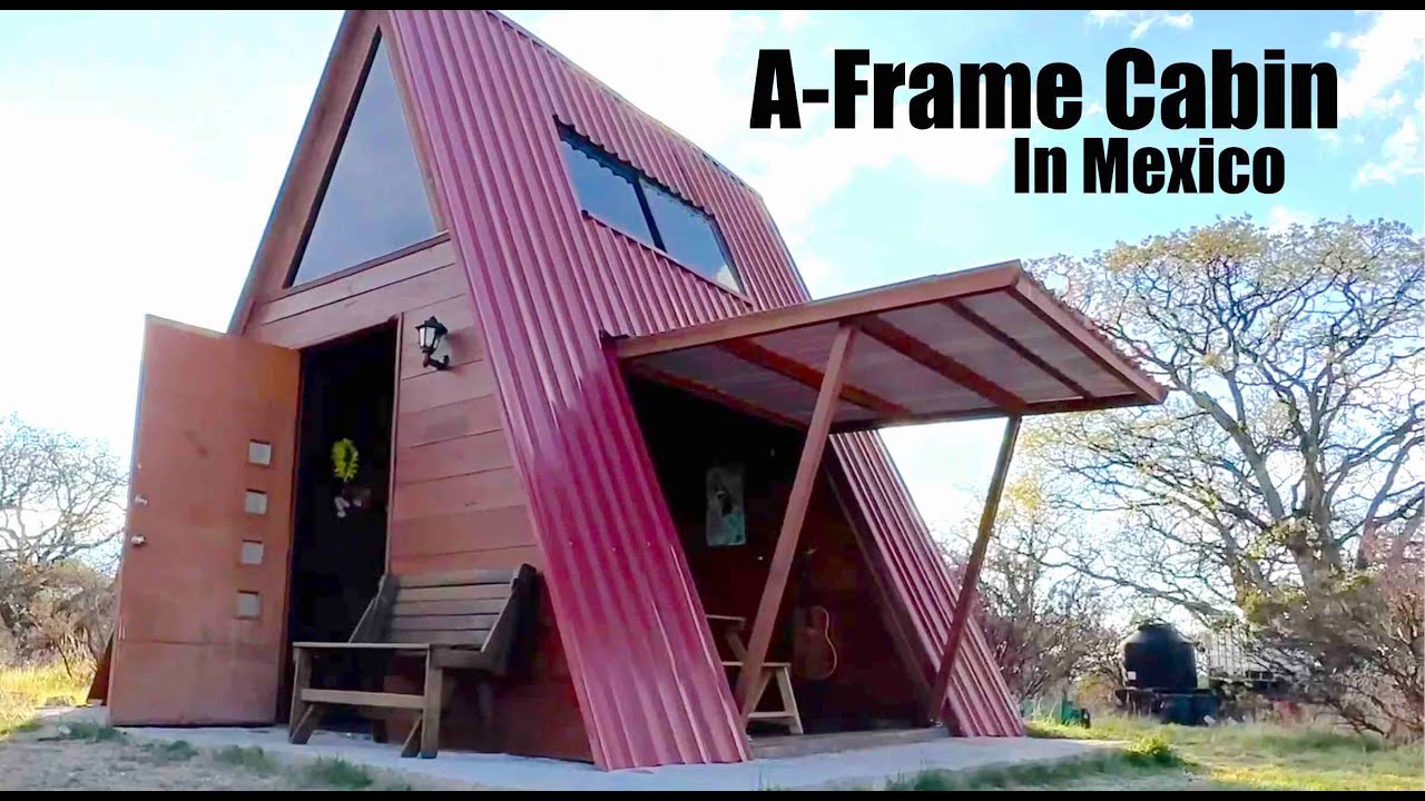 A frame Tiny House in Mexico with a Sleep Loft!