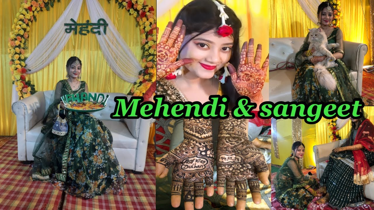 Sister’s MEHENDI & SANGEET 😍|  wedding vlog | 